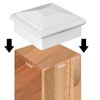 Fence Post Caps for 3.5'' x 3.5'' Wood Post Outdoor