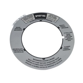 SPX0710G Label Plate Replacement, for Hayward Multiport,Pro,and VL Series Sand Filter Valves, Hayward Sand Filter Valve Label Plate Sticker SPX0710G - SP710 Series (Top Mount Valve Label (1)
