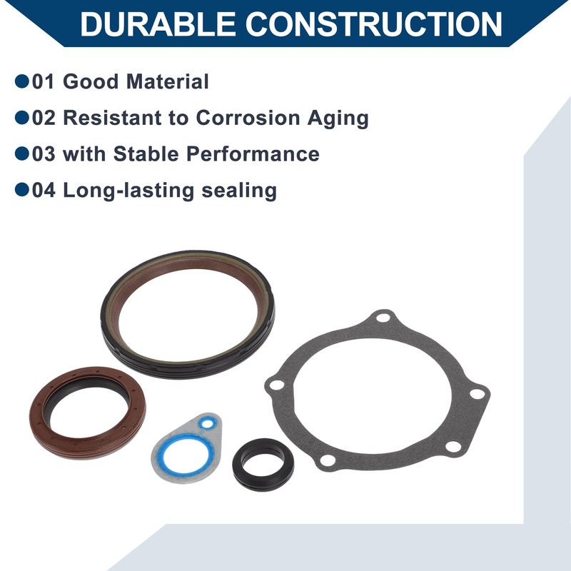 Hihaha Engine Timing Cover Gasket Kit for GMC Envoy 2004-2009