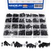 NINDEJIN 1060pcs 12.9 Grade Carbon Steel M2 M3 M4 M5