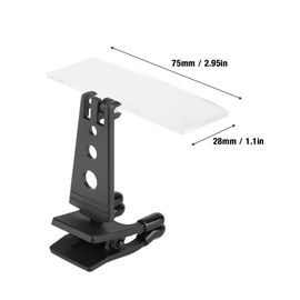 Clip On Magnifier Magnifying 1.5X 2.5X 3.5X Lenses Cosmetic Multifocal Magnifiers Readers Anti Glare Reduce Eyestrain Magnifier for Hobby for Fly Tying Reading Low Vision Tasks