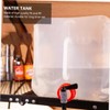 Sosoport 15l Camping Portable Water Bucket Collapsible and Lightweight Spigot