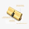 Double Cylinder Lock Cylinder Knob Cylinder 30/30 Solid Lock Cylinder