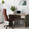 Simple Designs LD1077-SGE 16" Sleek Essentials Adjustable Metal Desk Task