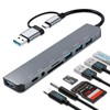 Lector Micro SD USB 3.0, 8 en 1 Docking Station