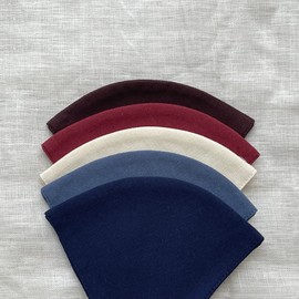 SHASHE Pack of 5 - Cotton Linen - 3 Layered Face Mask - Washable, Reusable (Vintage America)