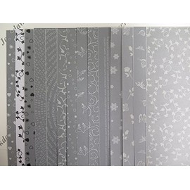 Printed Translucent Vellum Mix 28 x A4 Sheets, 14 Designs Snowflakes Butterflies AM515