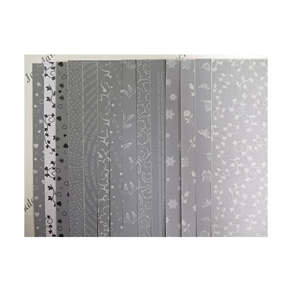 Printed Translucent Vellum Mix 28 x A4 Sheets, 14 Designs