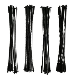 Scroll Saw Blades Pin End 5 Inch for Wen 3922, Dremel, Craftsman, Delta, Ryobi - 48 Pack (10/15/18/24 TPI)