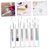 BIUDECO 6pcs Travel Friendly Eye Shadow Eyebrow Applicators for Women