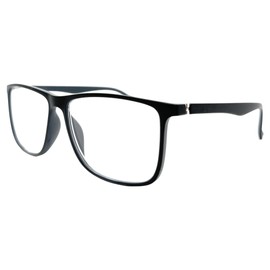 Incredible Bargains The Vanderbilt Reading Glasses for Men & Women, Luxury Square Readers + 2.75 Graphite Grey