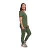 JDM Uniforms Womens 7 Pocket Scrub Set V-Neck Top and