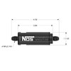 NOS 4An, Hi-Flo Nitrous Filter, Black