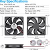 GDSTIME 120mm x 25mm 12V Fan 2 Pin Dual Ball
