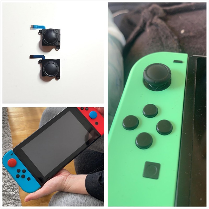 HUAZIZ 6 Stück Joystick Ersatz, 3D Analog Joysticks Rocker Links/rechts