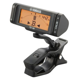 Yamaha TD-38L Ultra Compact and Lightweight Clip-on Tuner B Flat Simple and Easy to Read and Easy to Understand Operation, Adjustable Display Orientation Freely