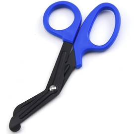 HEITIGN Tijeras para Vendajes Tijeras para Vendajes Multipropósito,Tijeras para Vendajes de Acero Inoxidable (Azul)