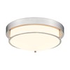 Cargifak Close to Ceiling Light Fixtures, Bushed Nickel Farmhouse Ceiling