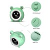 Kids Alarm Clock Cartoon Animal Shaped Gentle Music Night Light