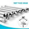 DURATECH 9-Piece Flex-Head Ratcheting Wrench Set, Combination Wrench Sets, 72