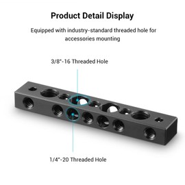 SMALLRIG Cheese Bar Mounting Plate mit 1/4'' und 3/8'' Gewinden - 1091