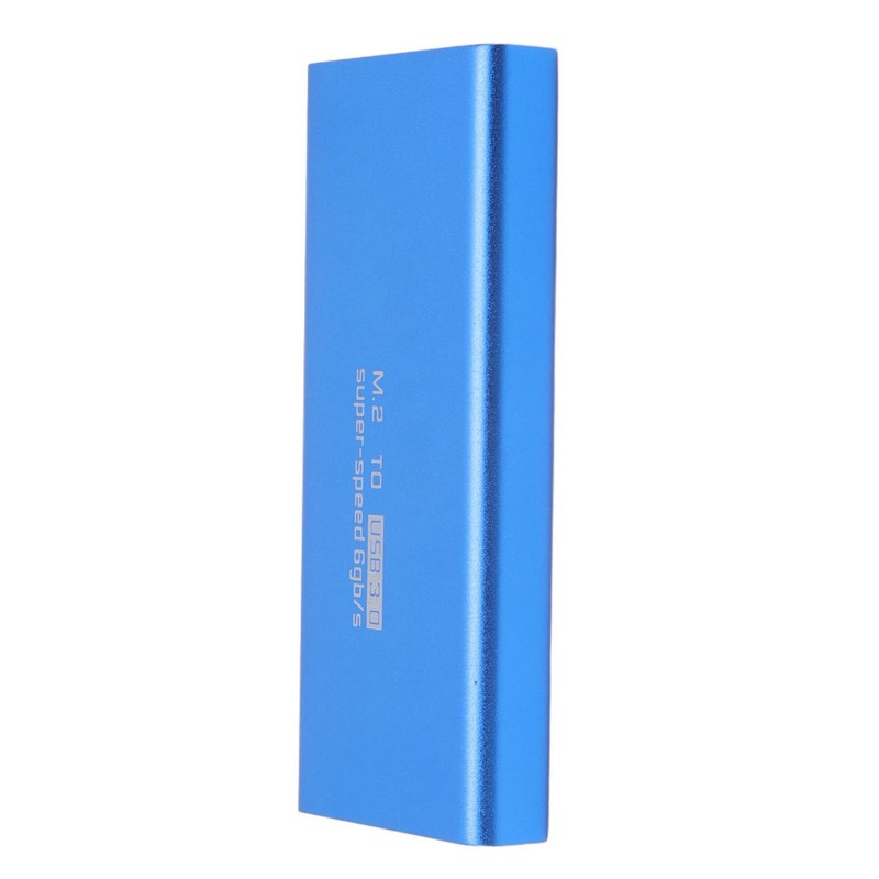 MSATA to USB3.0 Enclosure Adapter Case 6Gbps Blue MSATA SSD