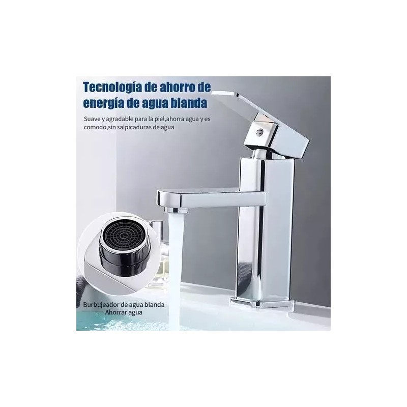 Viopy Llaves Para Lavabo Grifo De Acero Inoxidable Tapa Del