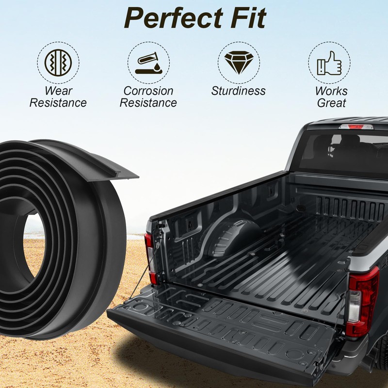 6ft (1.8m) Truck Rear Cover Double Seal - T-Groove Rubber