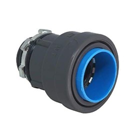 Southwire LTNM-BC-100 1" Liquid Tight Non-Metallic Push Install LT Box Connector, Gray