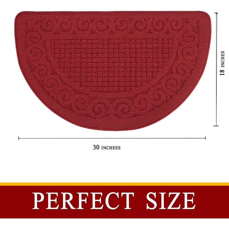 Kitchen Rugs Mats for Floor 2 Piece 18”X30”, Non Slip