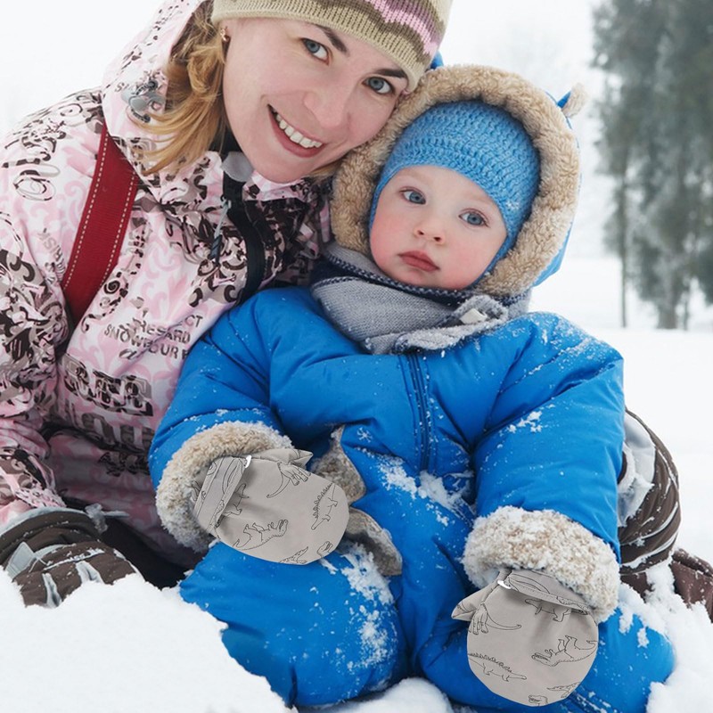 Umeloeo Ski Gloves, Kids, Gloves, Warm, Cute, Fashionable, Dinosaur, Skiing,