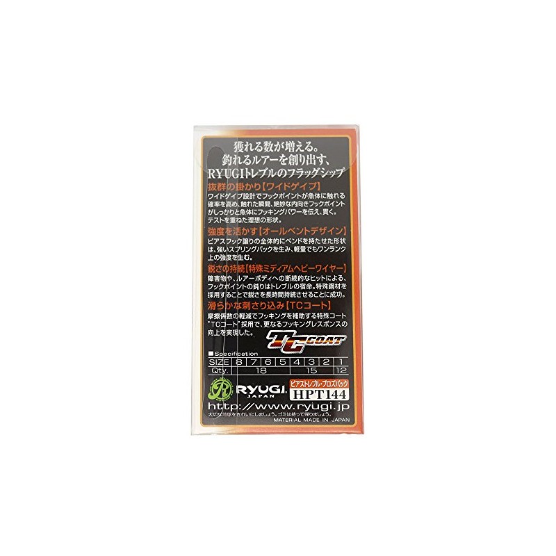 RYUGI(リューギ) HPT144 Pear Treble Pro Pack 4.