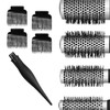 T4B LUSSONI 4 Piece Professional Antistatic Styling Brush Set with