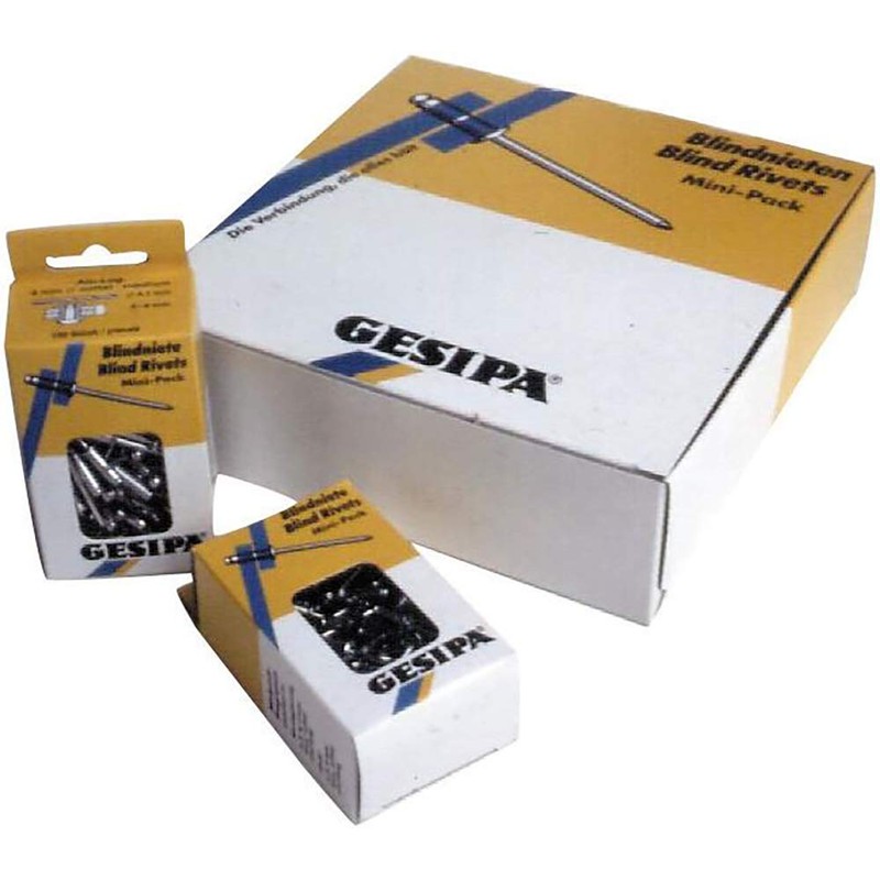 Gesipa blind rivet mini-pack aluminum / steel 5 x 10
