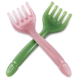 2Pcs Head Massager Manual Hair Scalp Massager Gua Sha Five Claw Massage Tool Comb Portable Handheld Resin Relax Tool for Father's Day Mother's Day Gifts Soothing Head Neck Lymph (Pink-purple; Green)