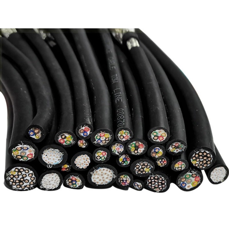 LD-Teemm TRVVP Flexible Shielded Cable, Drag Chain Cable, Multi-Core Control