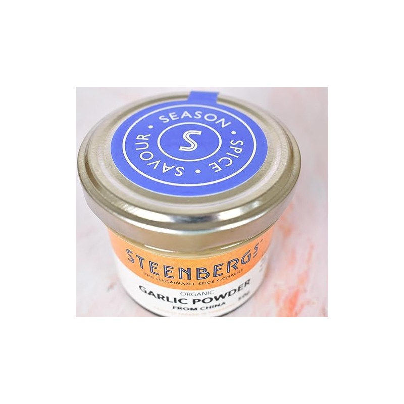 Steenbergs Organic Garlic Powder Standard Jar - 50g