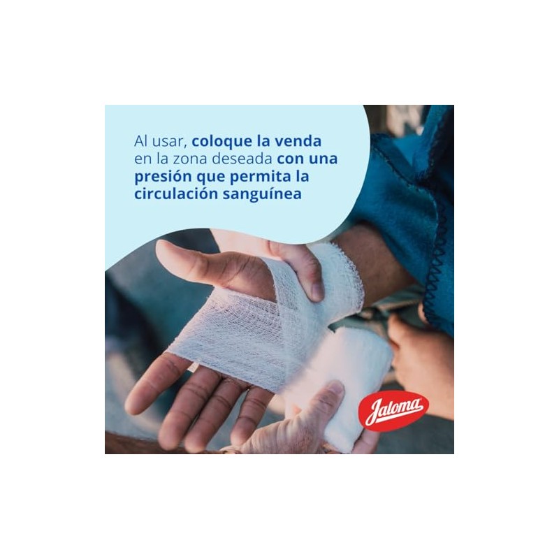 Jaloma | Venda elástica de 30 cm, resistente y fresca,
