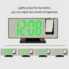 Digital Alarm Clock 180° Rotatable Projection 4 Level Brightness LED