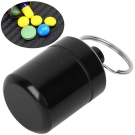 Pack of 2 Mini Pill Box Pill Container Aluminium Alloy Waterproof Lightweight and Non Pill Container for Outdoor Sports and Daily Use