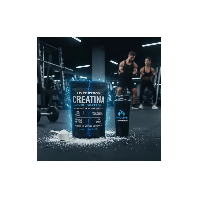 Creatina Monohidratada Usp 500g Micronizada Sin Sabor 100tom