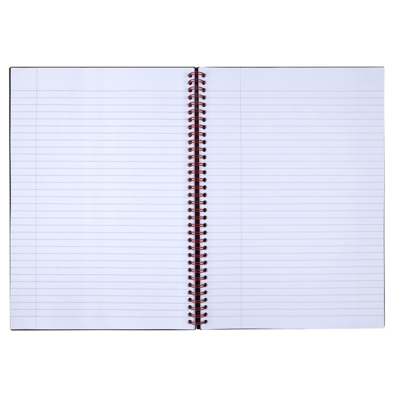 Black n' Red Notebook, Business Journal, 11-3/4" x 8-1/4", 70
