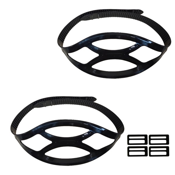 57lilina 1Pcs Universal Silicone Replacement Scuba Mask Strap, Black Dive