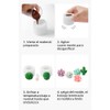 PUBAMALL Paquete de 9 moldes de silicona para suculentas, Para