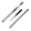 Dapetz ® 3 Pcs Set Stainless Steel Ruler Metal Double