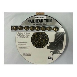 NEW! FRENCH NATURAL 30 Feet Upholstery Tackstrips Roll Nail Strip Nailhead Trim