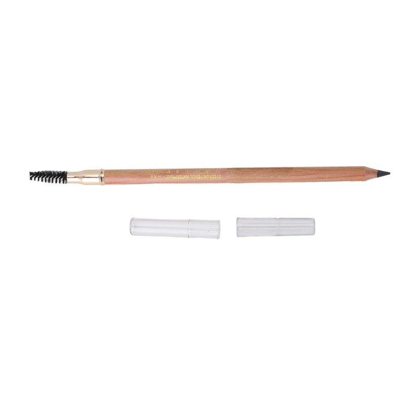 4pcs Eyebrow Pencil Double Head Eyebrow Makeup Pen Wood Handle