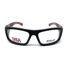 OnGuard Safety Eyewear US-110FS Black Red RxAble Glasses Goggles Full Seal 59-17-135