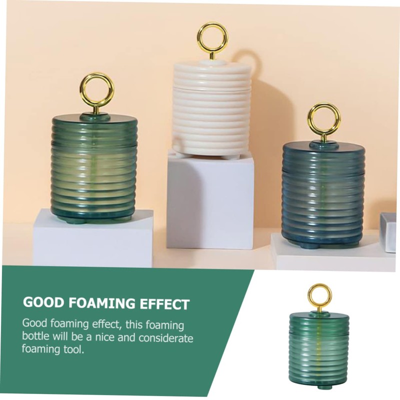 Healvian 1pc Portable Foaming Bubbler Soap Dispenser for Facial Cleanser