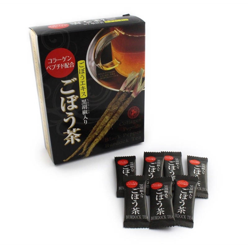 Nihon Sanmi Collagen Peptide Blended Burdock Tea with Black Pepper